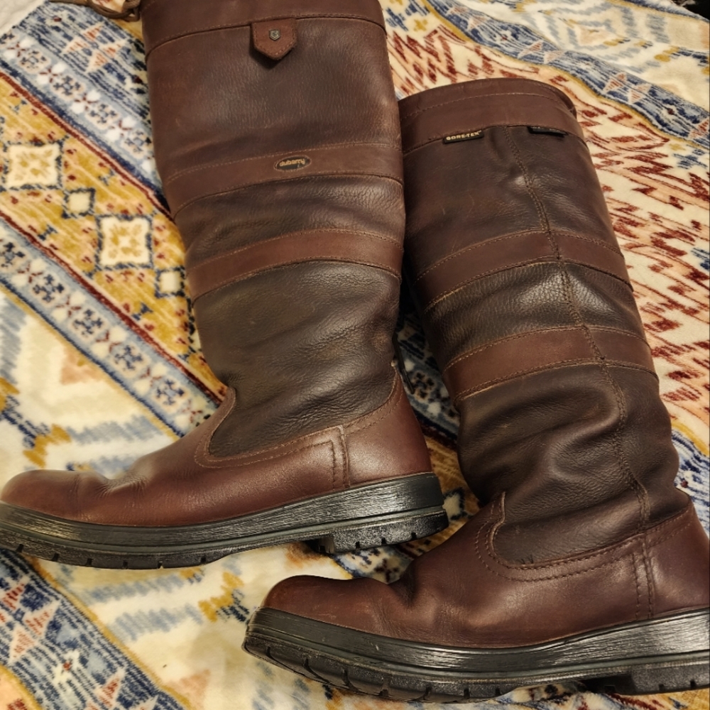 Dubarry Galway Boots Brown and Walnut sz EU40/UK6.5